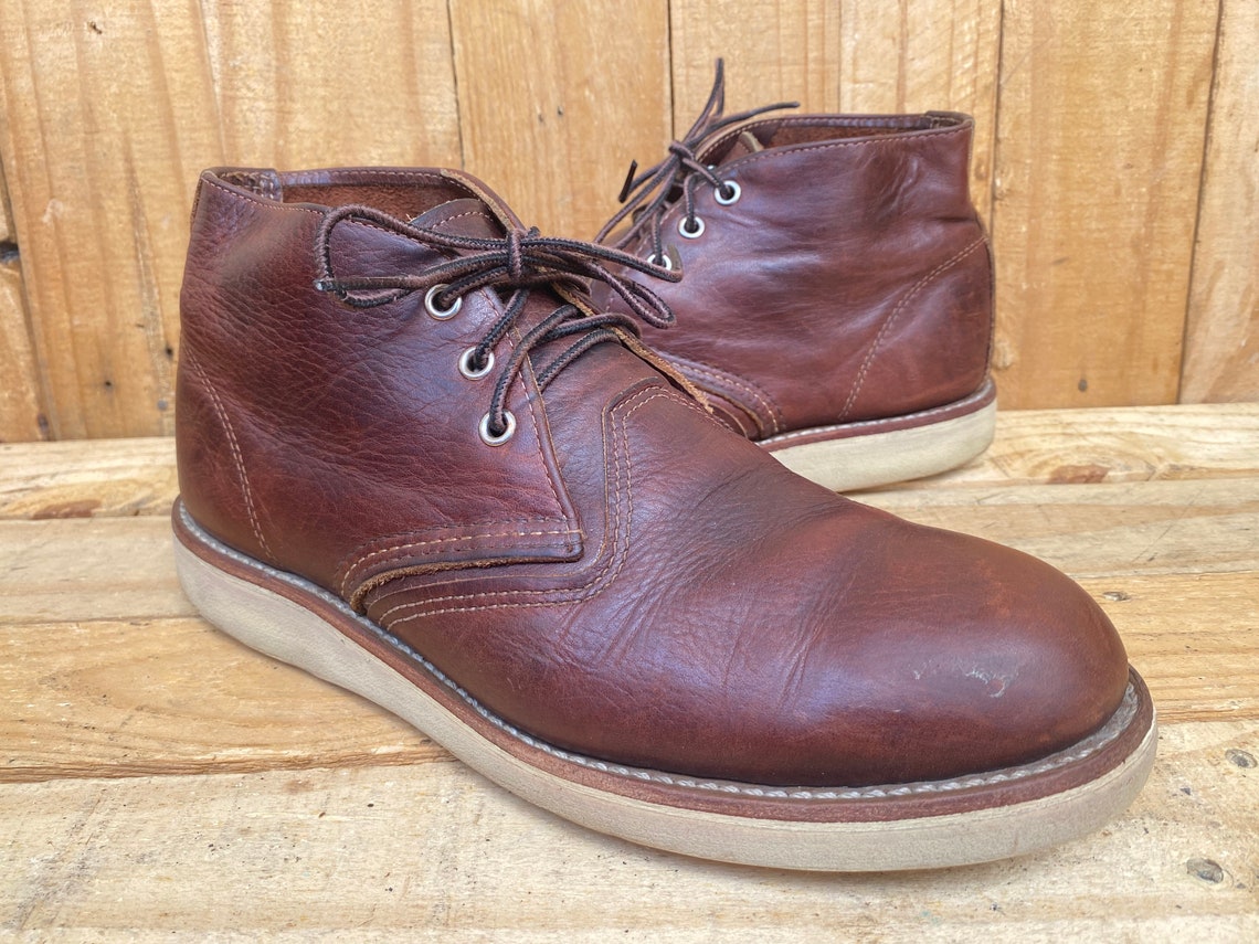 Red Wing Heritage 3141 Men's Work Chukka Boot Briar Oil Etsy