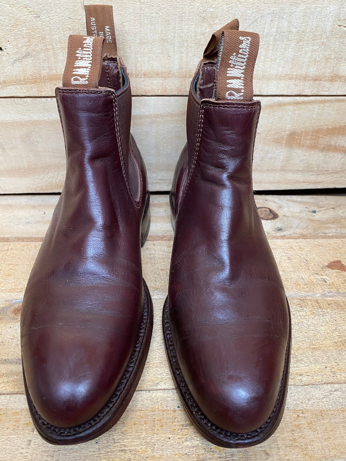 Rm Williams Chelsea Leather Boots Womens Size UK 3 G US 5.5 Etsy