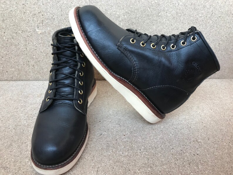 chippewa moc toe work boots