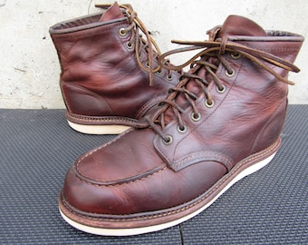 Vintage Red Wing Irish Setter Boots 875 Moc Toe Made in USA