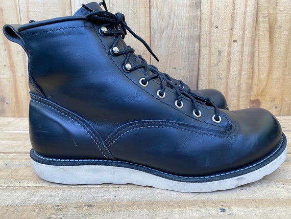 red wing lineman black