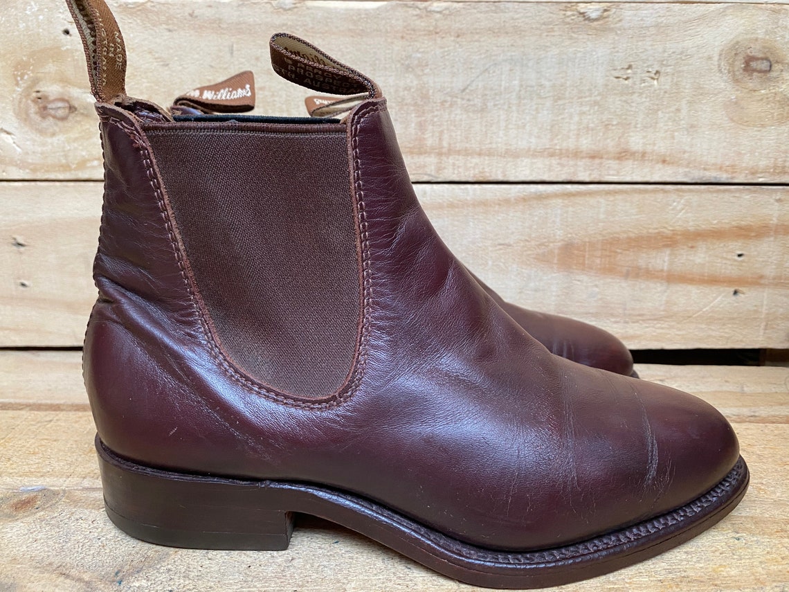Rm Williams Chelsea Leather Boots Womens Size UK 3 G US 5.5 Etsy