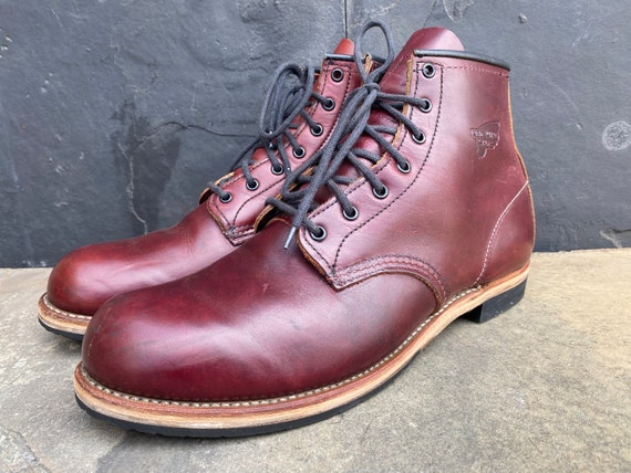 Red Wing 9011 1911 Beckman Red Cherry Featherstone Leather - Etsy