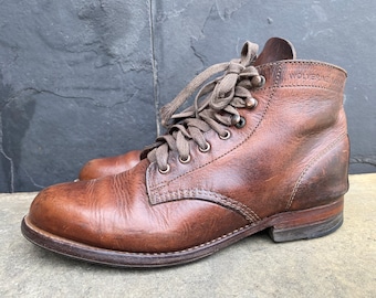 Bota original con punta lisa para hombre Wolverine 1000 Mile - Marrón Horween 7 D