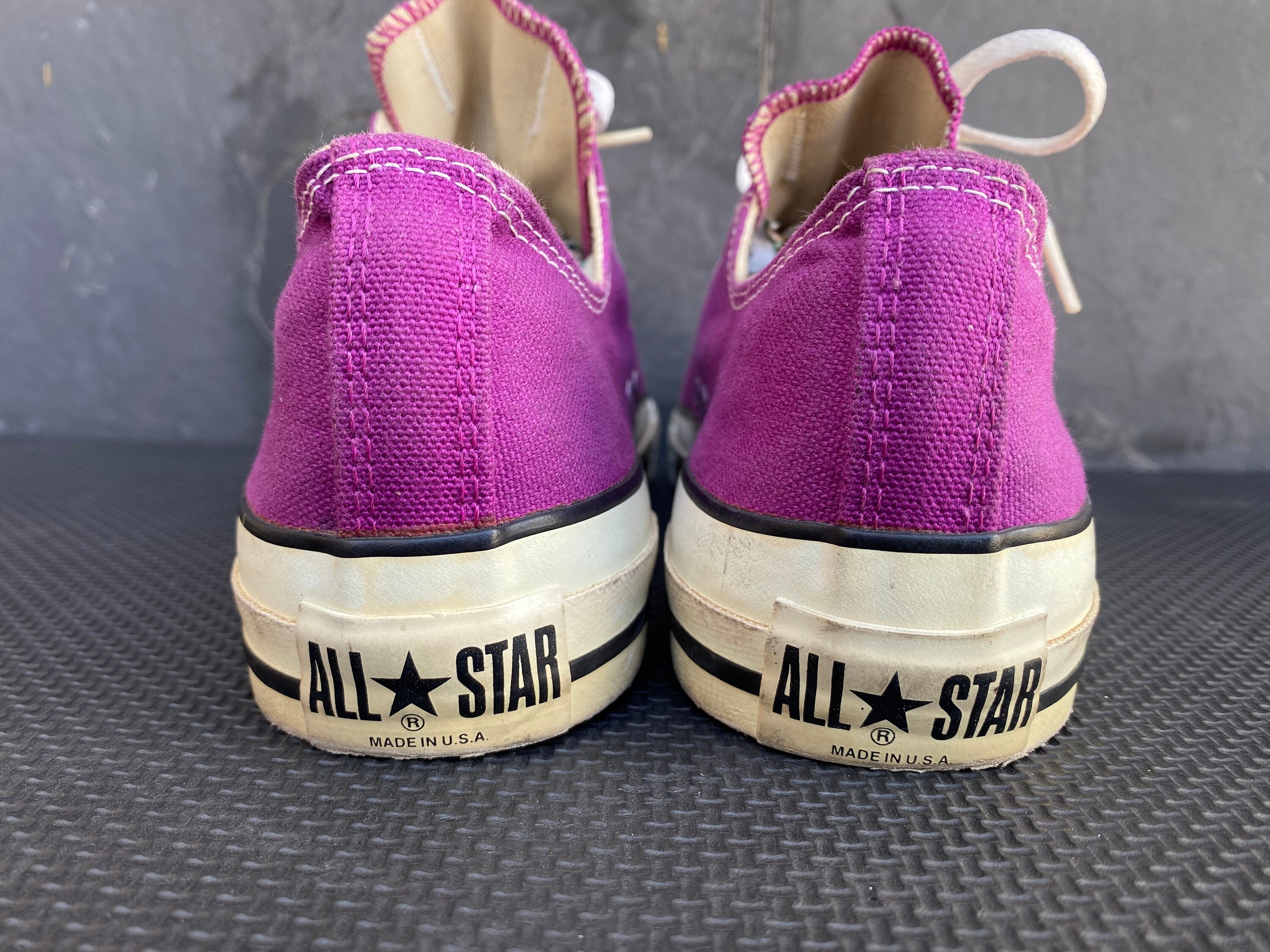 Vintage Purple Converse All Star Chuck Taylor Made USA Mens Vintage Purple Converse All Star Chuck Taylor Made USA Mens