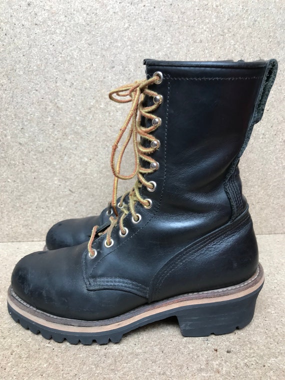 Red Wing 2218 Logger Firefighter Safety Tall Black