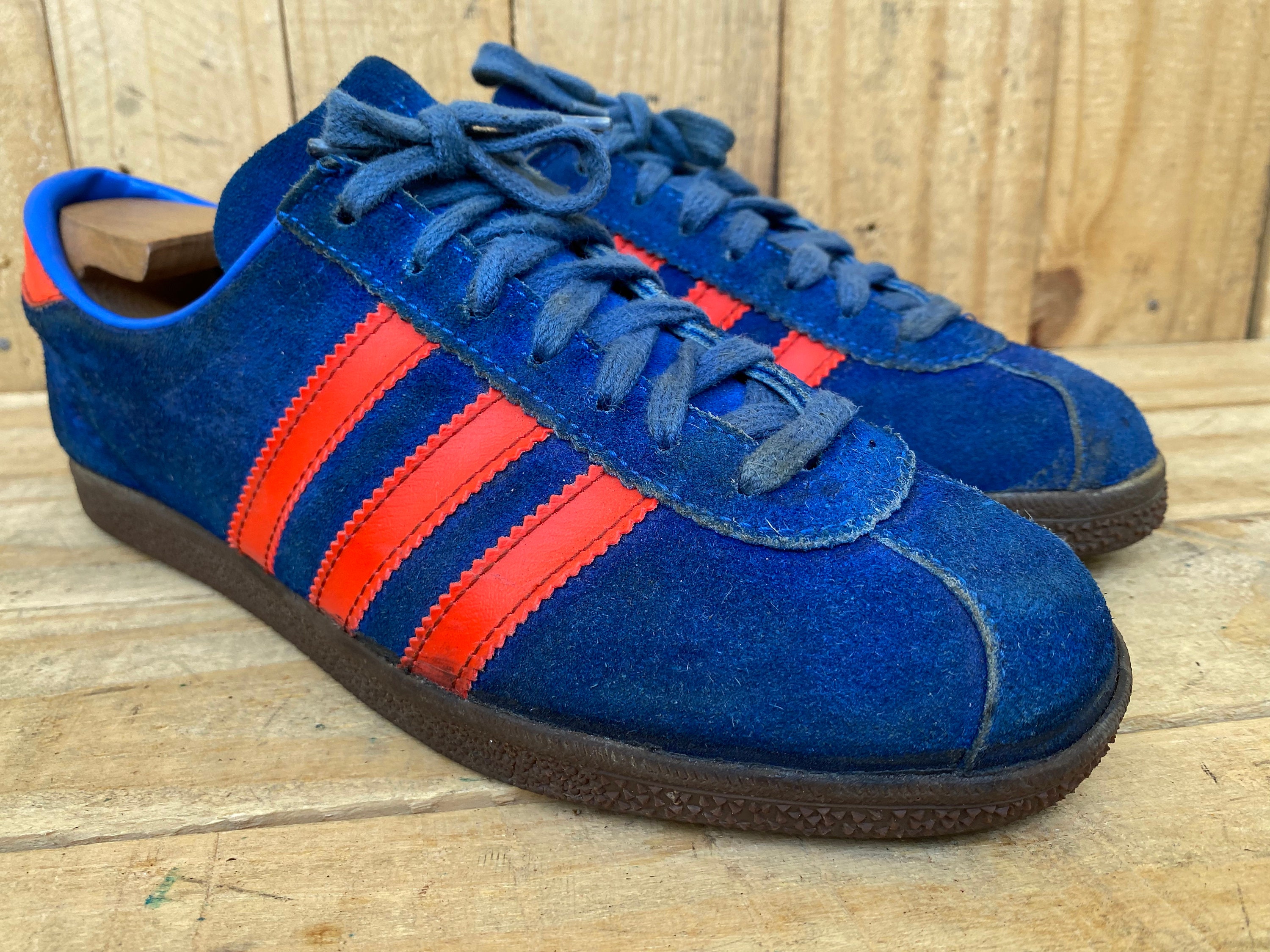 Seguid así Consulta verdad VTG Adidas Dublin Made in Roumania Men's Blue Size UK 6 - Etsy