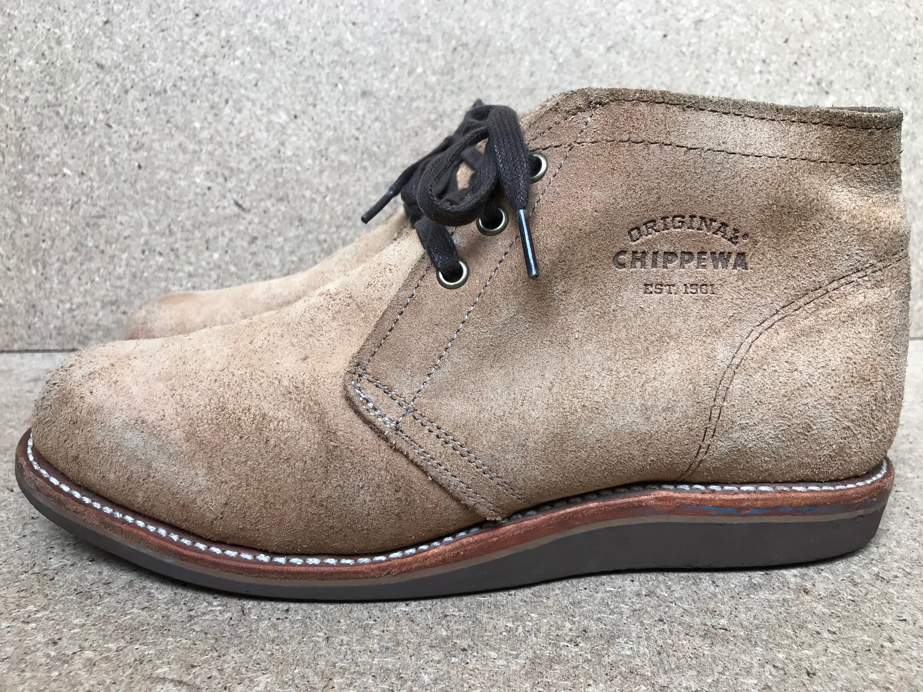 chippewa suede