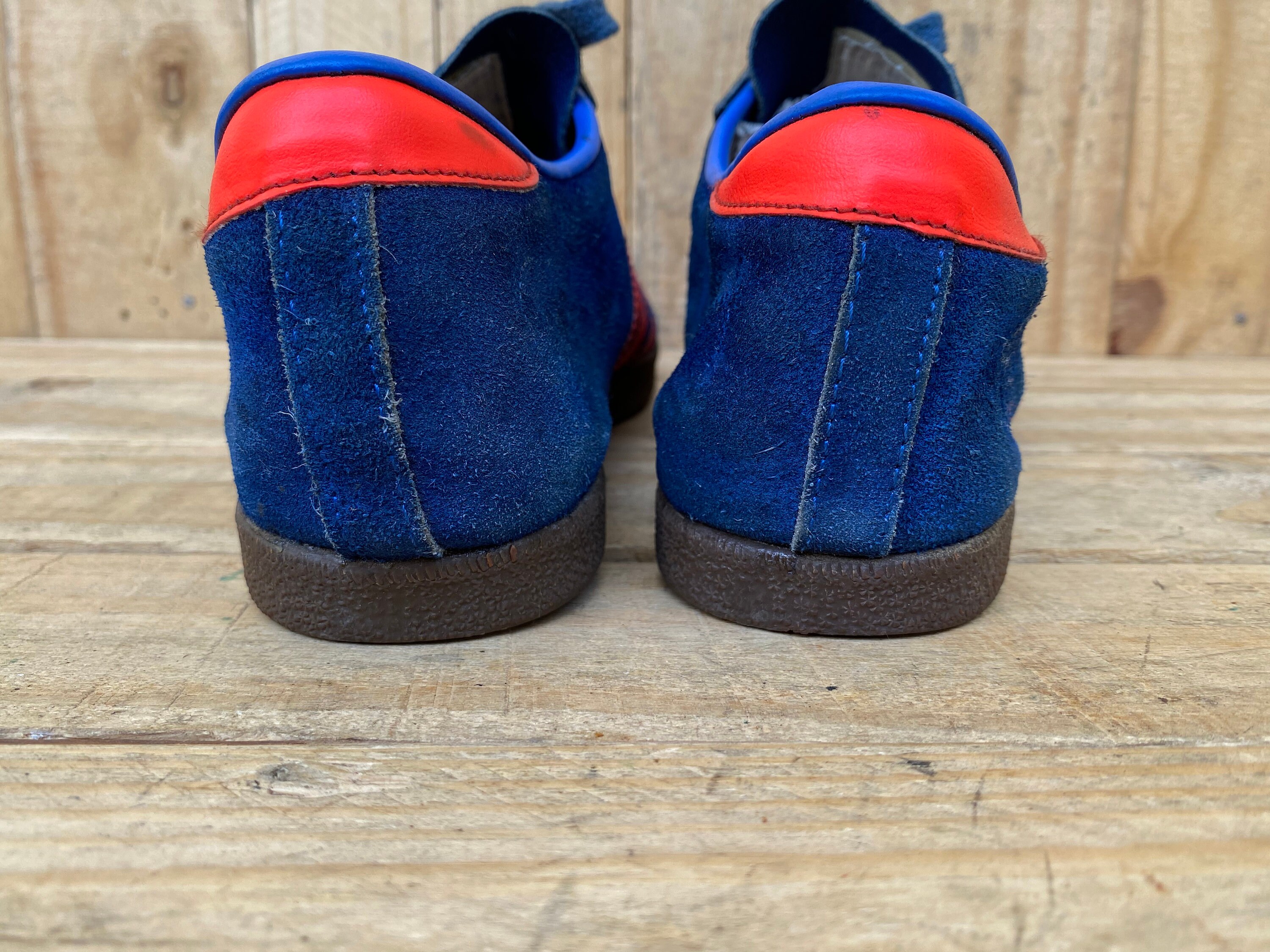 VTG Adidas Dublin Made in Roumania Men s Blue Size UK 6 US 6.5
