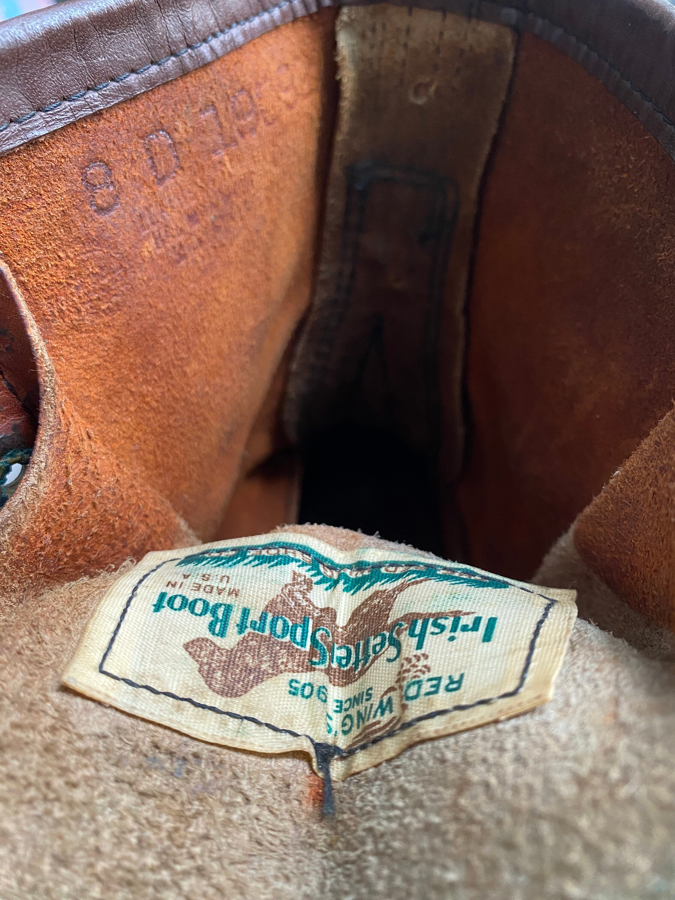 Vintage 1980s RED WING Irish Setter Sport Boot 899 Made in Vintage 1980s RED WING Irish Setter Sport Boot 899 Made in