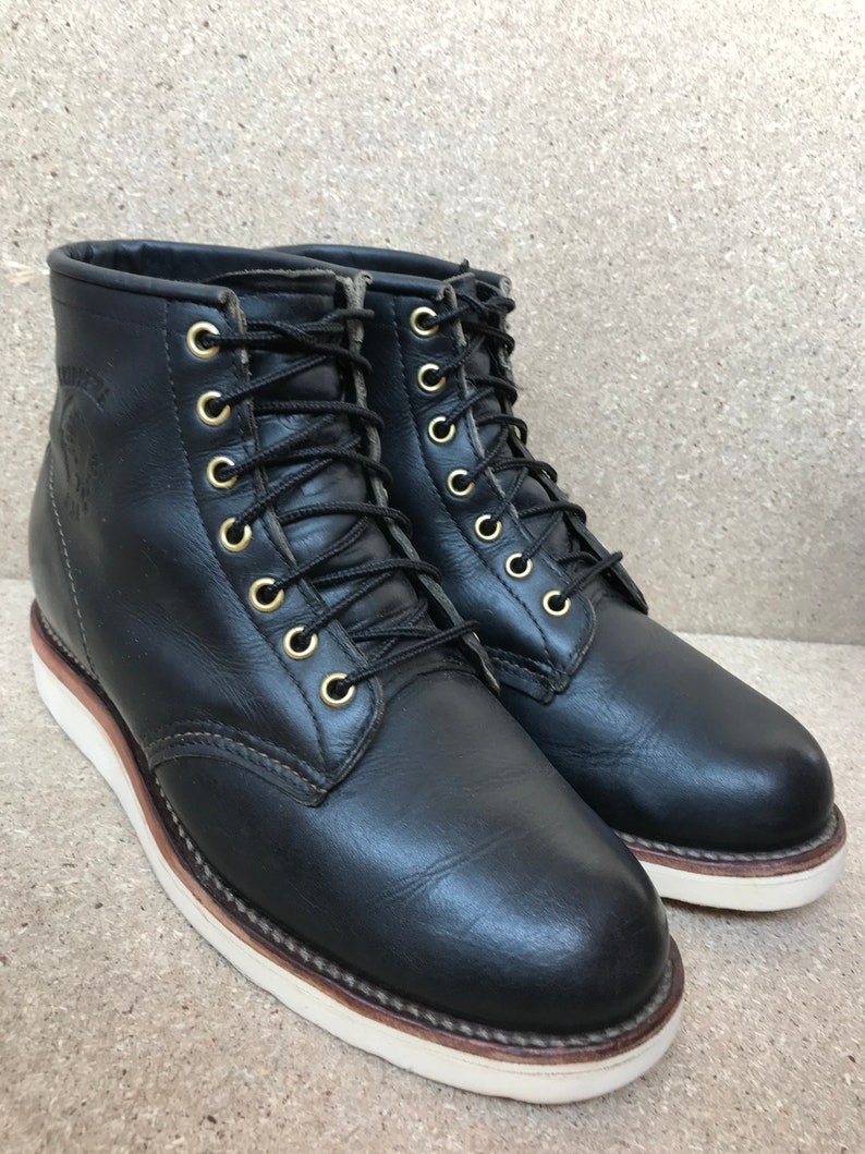 chippewa moc toe work boots