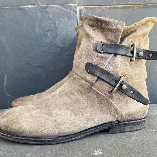 A.S.98 Airstep Boho Brown Comfort, warrior Buckle  Sz- EUR 42 | US 11