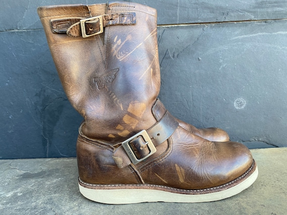 Red wing engineer boots mens new arrivals