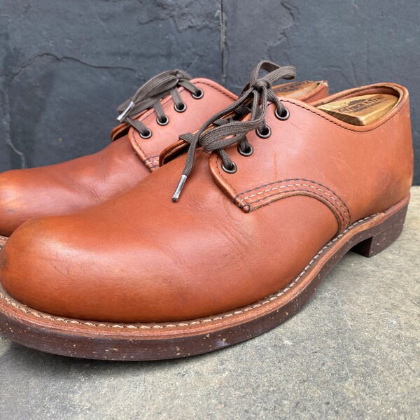 Red Wing 8052 Heritage Work Oxford Brick Settler Leather Boots USA UK 7 | US 8 D