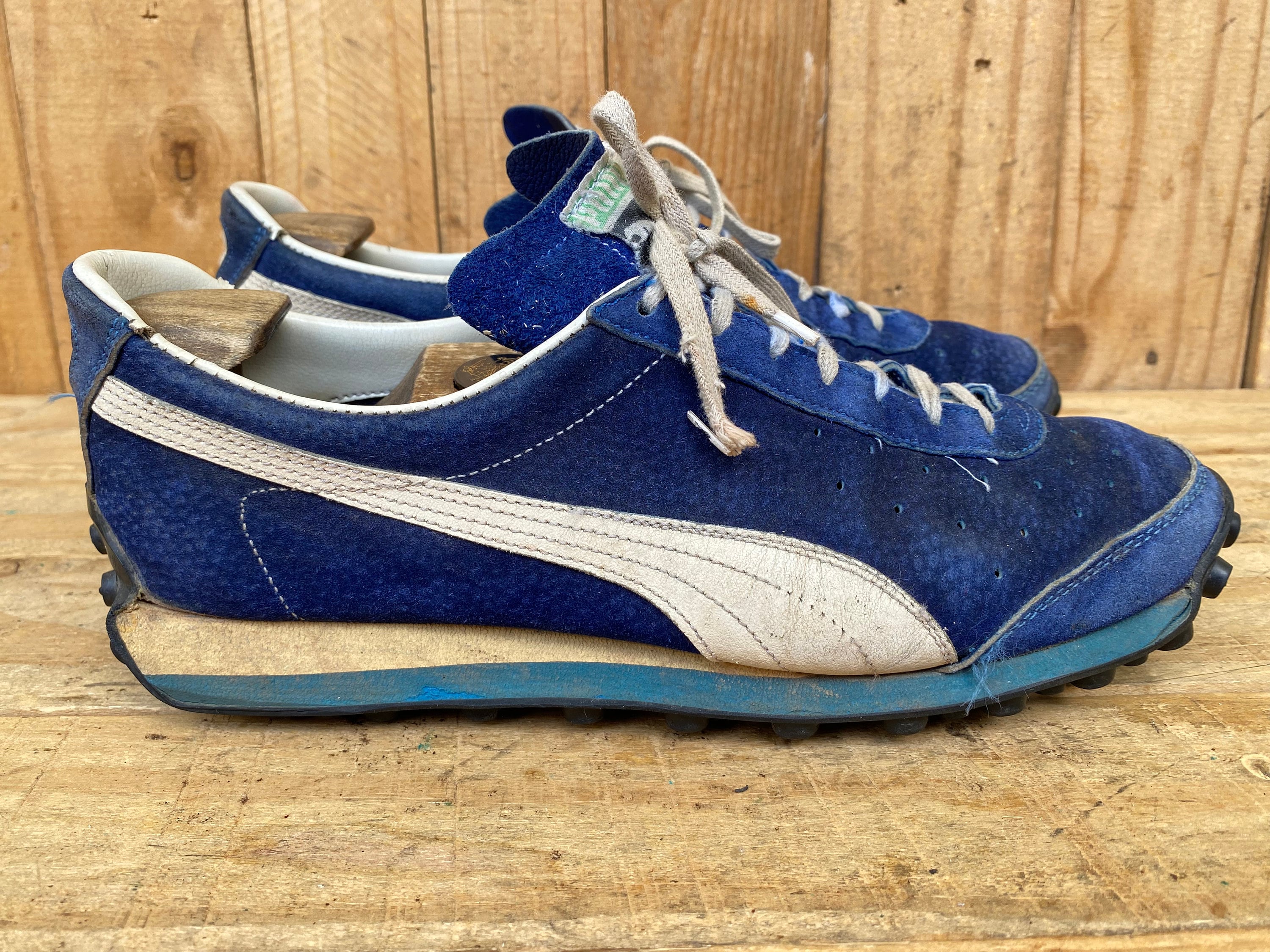 PUMA Running UK8 | US 8.5 Made in West Germany Rare OG Blue PUMA Running UK8 | US 8.5 Made in West Germany Rare OG Blue