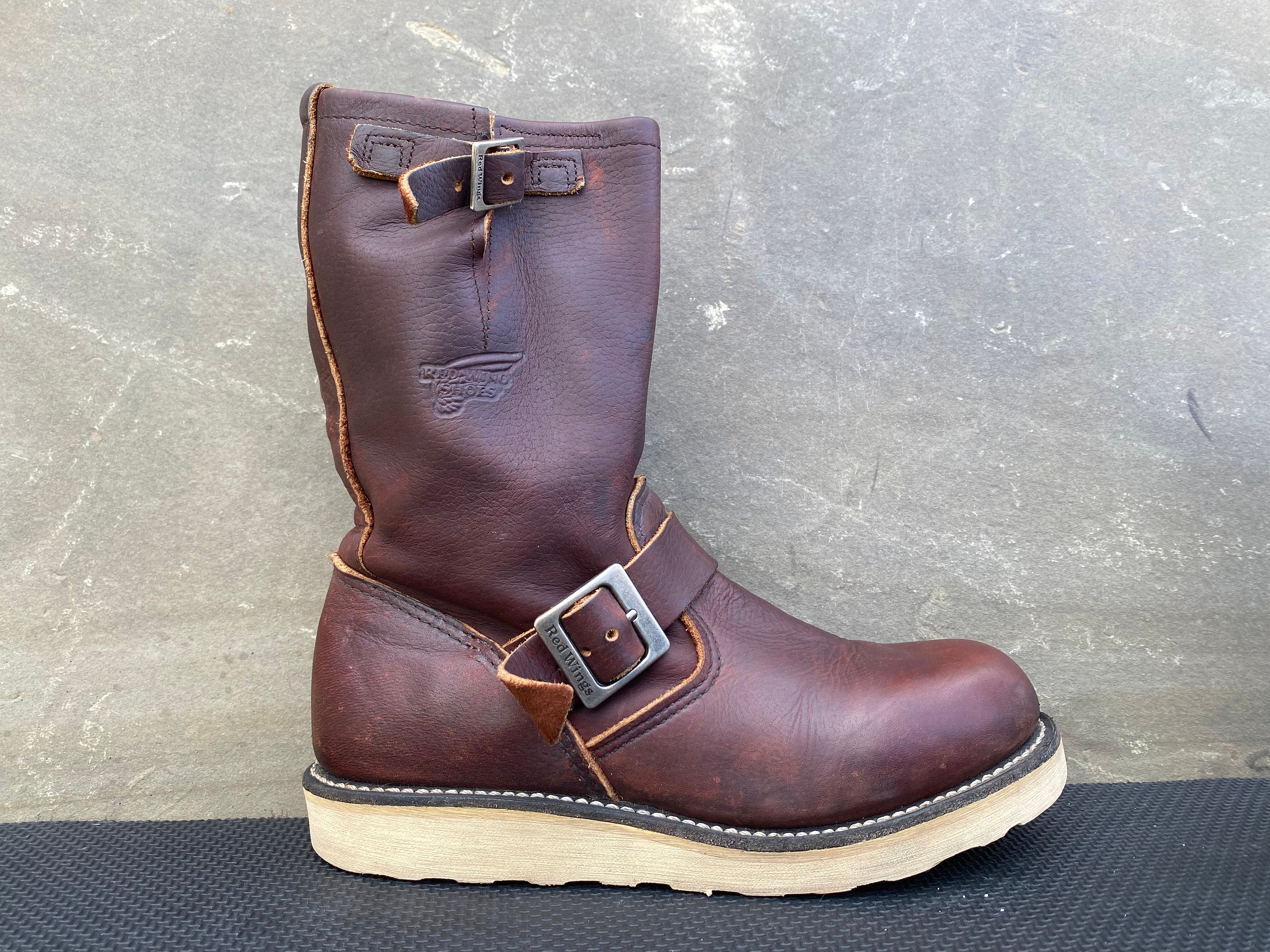 Red Wing Engineer Rare USA MADE 2970 Pullon Boots Brown Red Wing Engineer Rare USA MADE 2970 Pullon Boots Brown