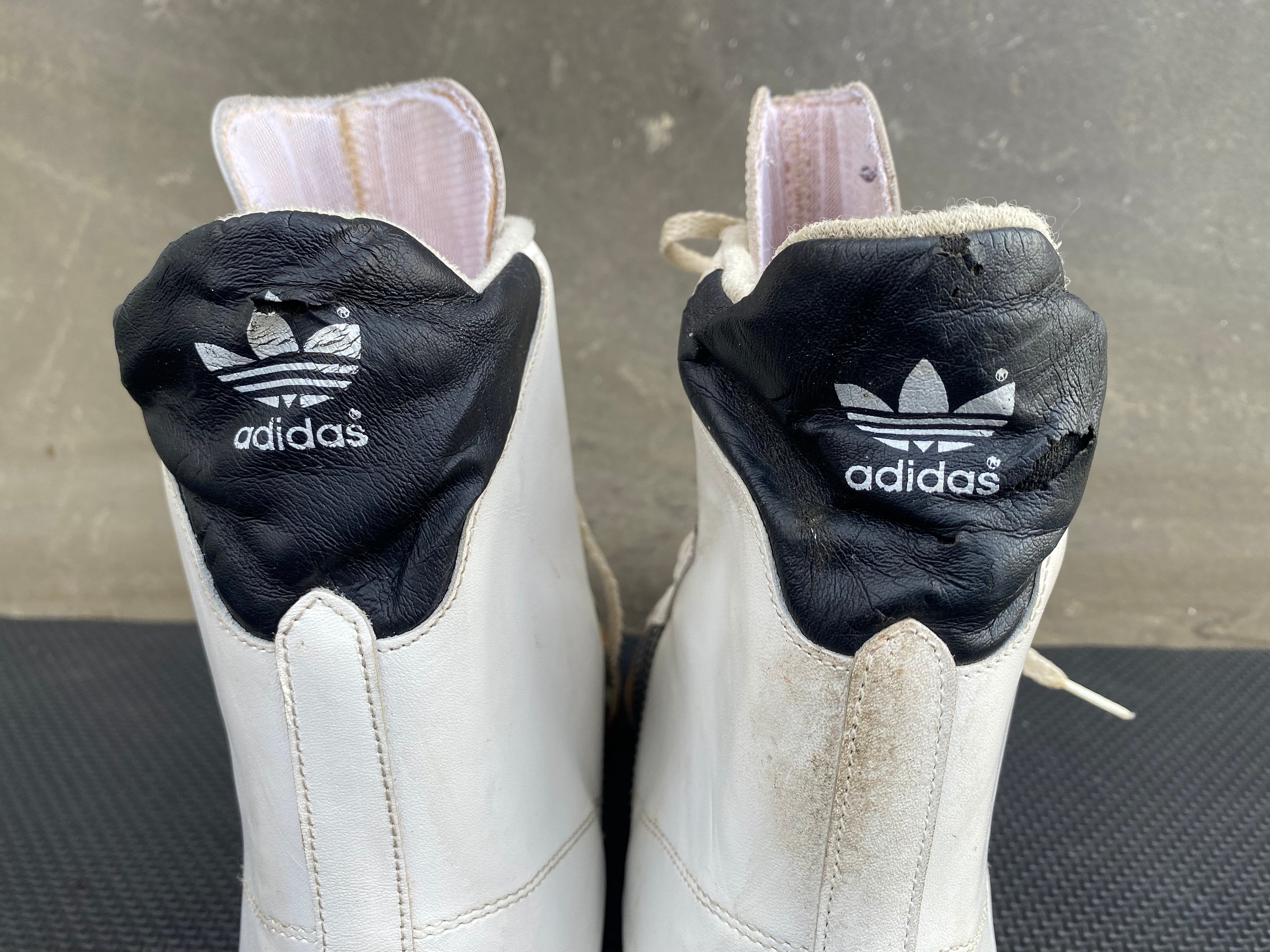 Adidas Hightop Adipromed West Germany Vintage Sneaker Sz UK