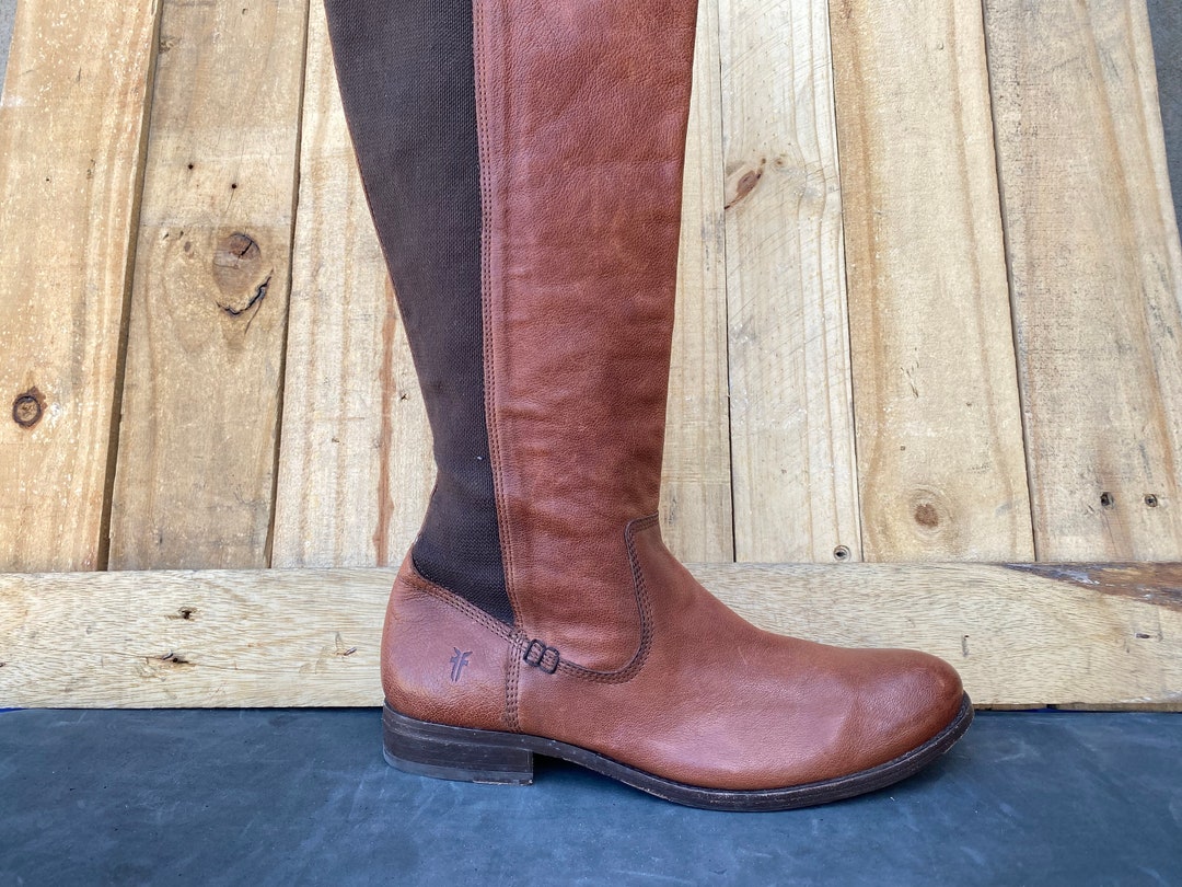 Frye Leather Tall High Riding Boots Womens 10 B Brown - Etsy