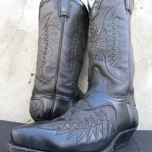 Sendra spitse teen cowboylaarzen dames leren western inlegwerk EU 38 | VS 7,5