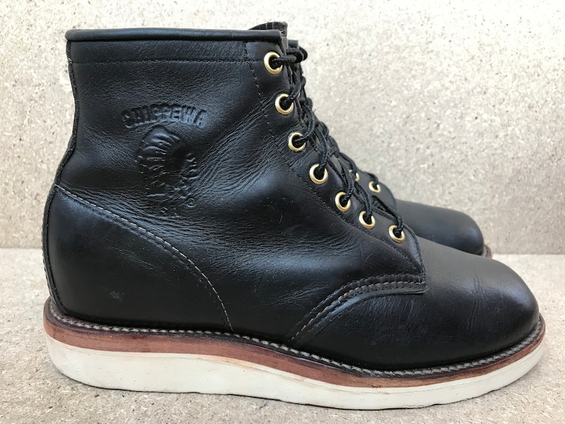 chippewa moc toe work boots
