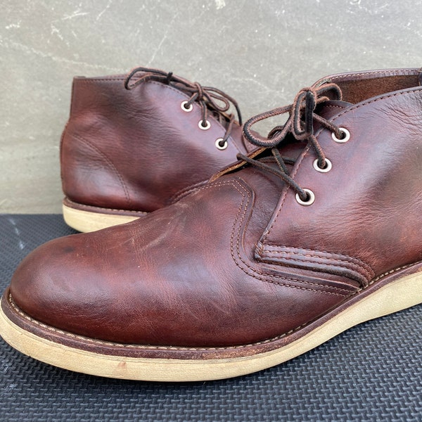 Red Wing Heritage 3141 Leather Chukka Boots USA Made Brown Mens 11 D