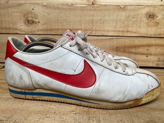 1982 Nike Cortez Vintage Running Shoes Forrest Gump Korea Sz | Etsy