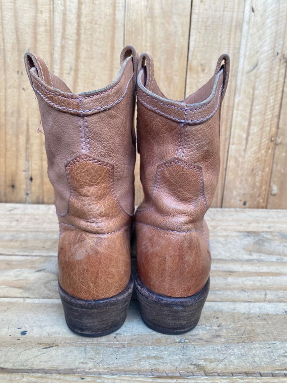 Frye Short Billy Western Cowgirl Boots Women’s Si… - image 5