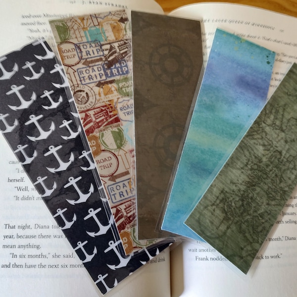 Anchor Bookmark - Etsy