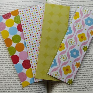 Fun Spring Bookmarks, Laminated & Double Sided Paper
