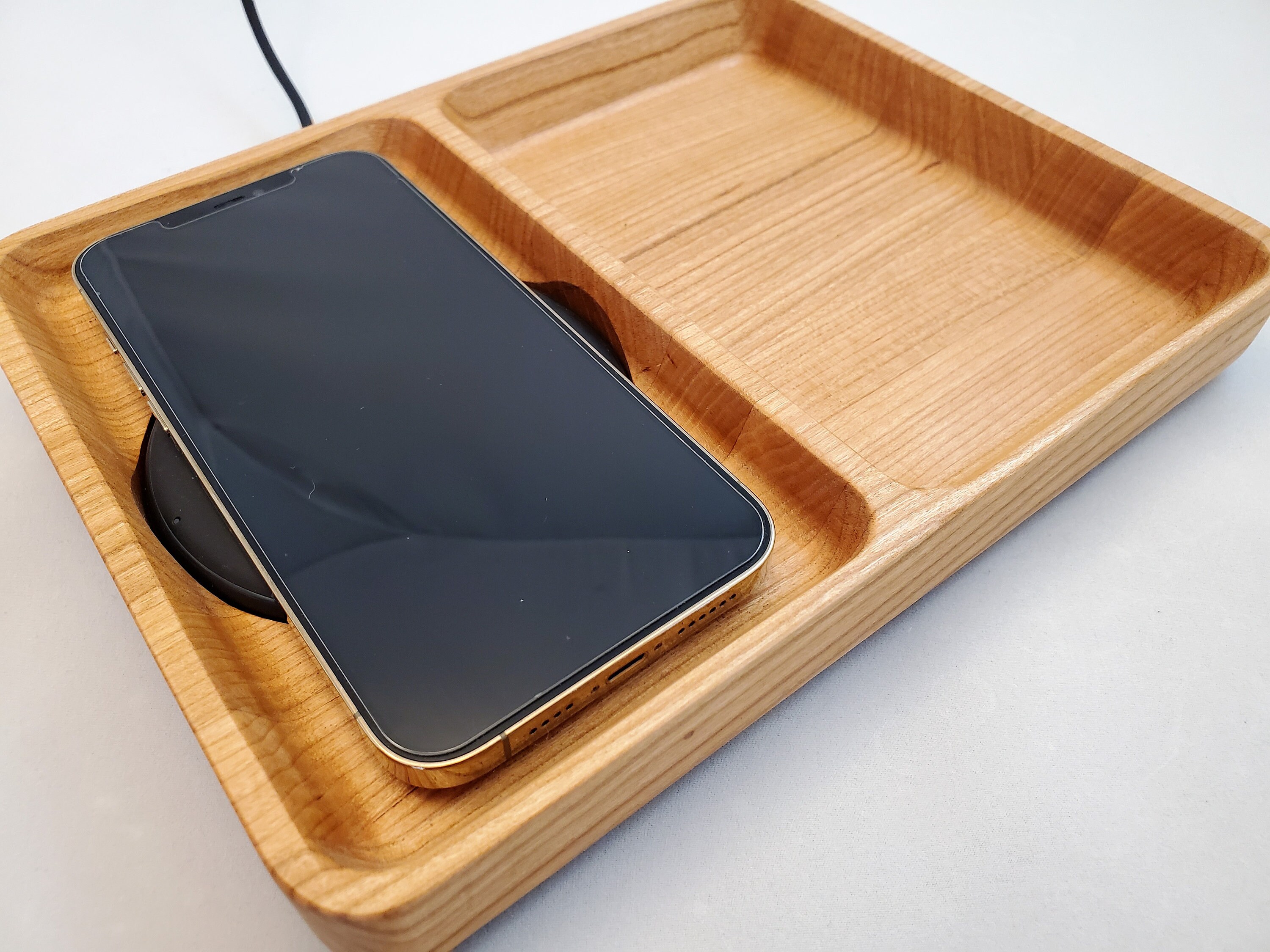 Custom Wireless Phone Charging Tray Housewarming Gift Etsy