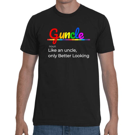 Guncle Gay Cute Sexy Funny Uncle Short-Sleeve Gay Uncle Unisex T-Shirt