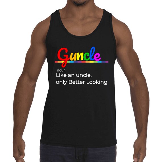Guncle Gay Funny Cute Sexy Uncle Hilarious Gay Uncle Tank top