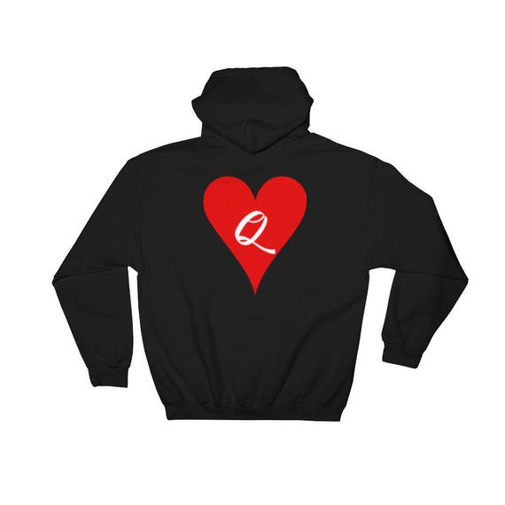 The Queen Of Hearts Alice in Wonderland Disney Hooded Sweatshirt