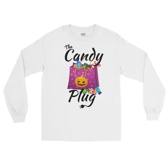 The Candy Plug Halloween Funny Long Sleeve T-Shirt