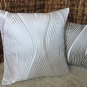 Decorative cushion cover Jacquard fabric, 45 x 45 cm, high-quality designer fabric, Cover pillow