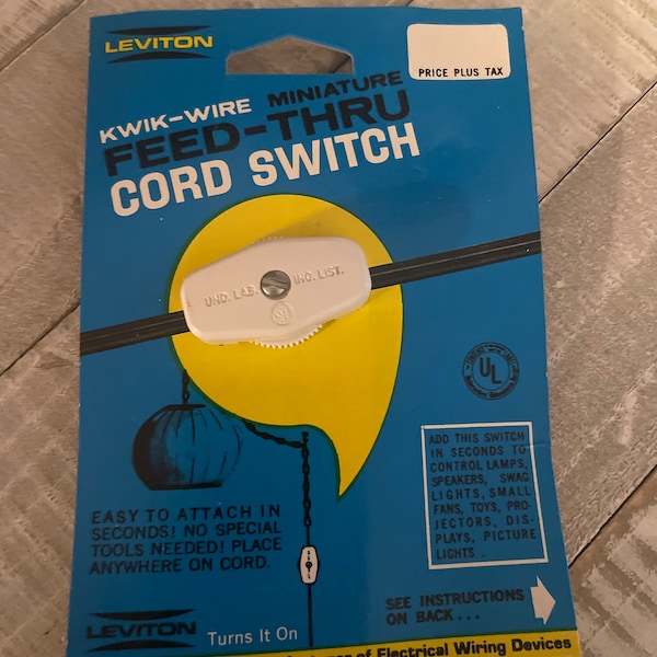 Leviton Feed-Thru Cord Switch