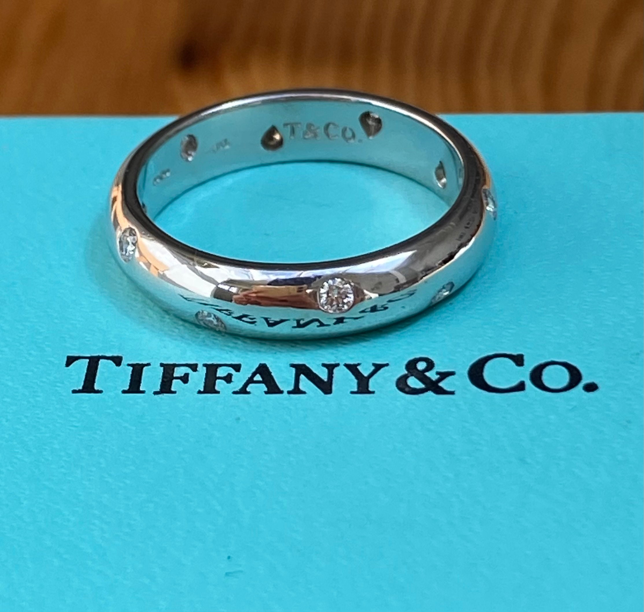 Tiffany Diamond Etoile Ring in Platinum Size