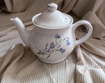 Sadler English 2 Cup Teapot Bluebell Flowers