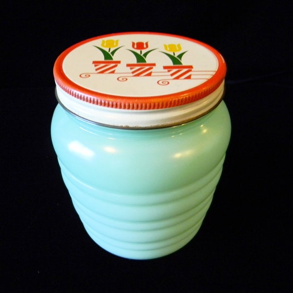 Fire King Grease Jar Etsy