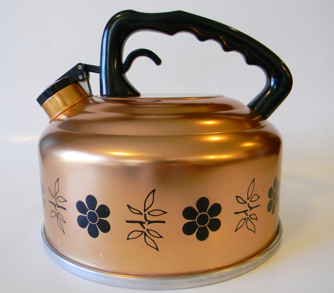 Coppercolored Mirro Tea Kettle/ Tea Pot Etsy