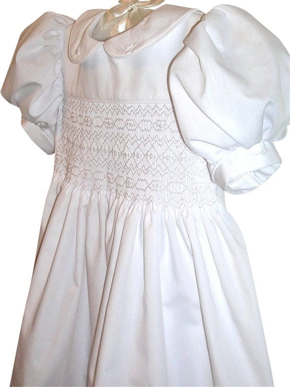 White Smocked Dress