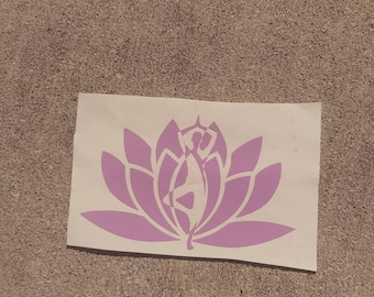 Yoga Decal, Yoga, Meditation, Holistic, Vinyl Decals, Vinyl Stickers, Zen Decal,Decals