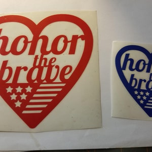 Sticker « Honneur aux braves », héros,