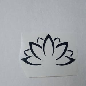 Lotus Decallotus, Vinyl Deccals, Vinyl-Aufkleber, Meditation Abziehbilder, Yoga-Aufkleber, Aufkleber, Zen-Aufkleber