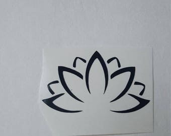 Lotus Decallotus,decals,vinyl deccals,vinyl stickers,meditation decals, yoga decals, zen decals