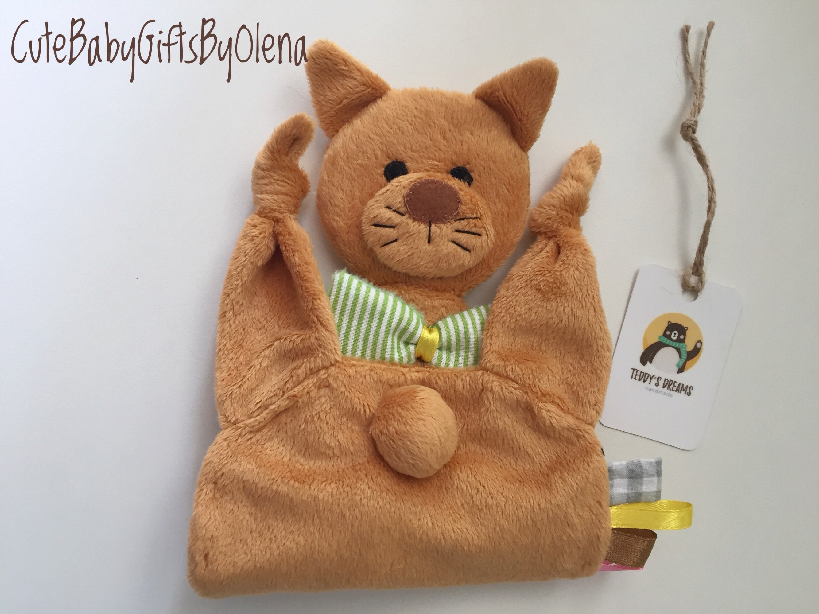 Baby blanket toy crib toy baby comforter toy for sleep Etsy