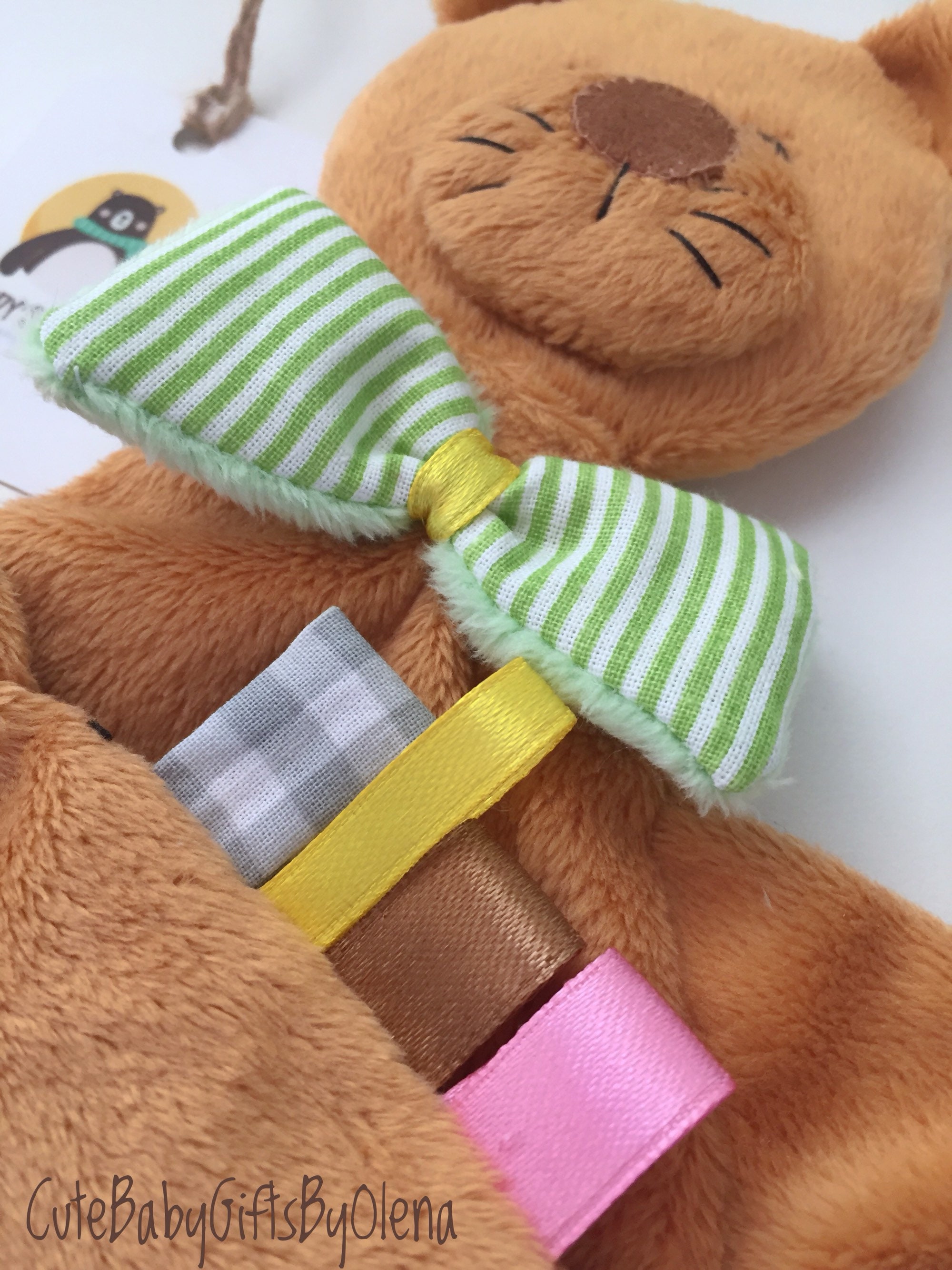 Baby blanket toy crib toy baby comforter toy for sleep Etsy