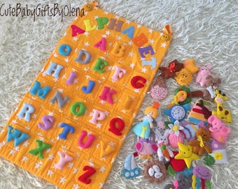Colorful letters, preschool letters, English alphabet, rainbow alphabet, nursery decor