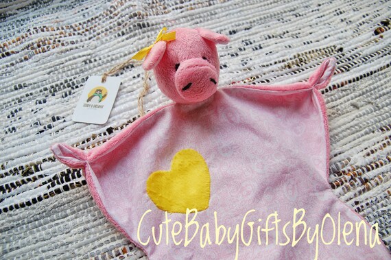 pig baby comforter