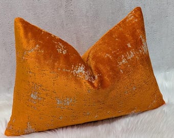 Luxury Interior Design Pillow Cover, 12"x18" Rectangle Textured  Cover Designer fabric Handmade Pillow cover home décor  Luxury Velvet